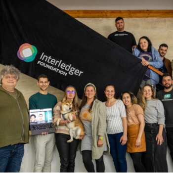 Group photo of the Web Monetization team at the May 2025 work week