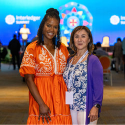 Briana Marbury and Maha Bahou at the Interledger Summit